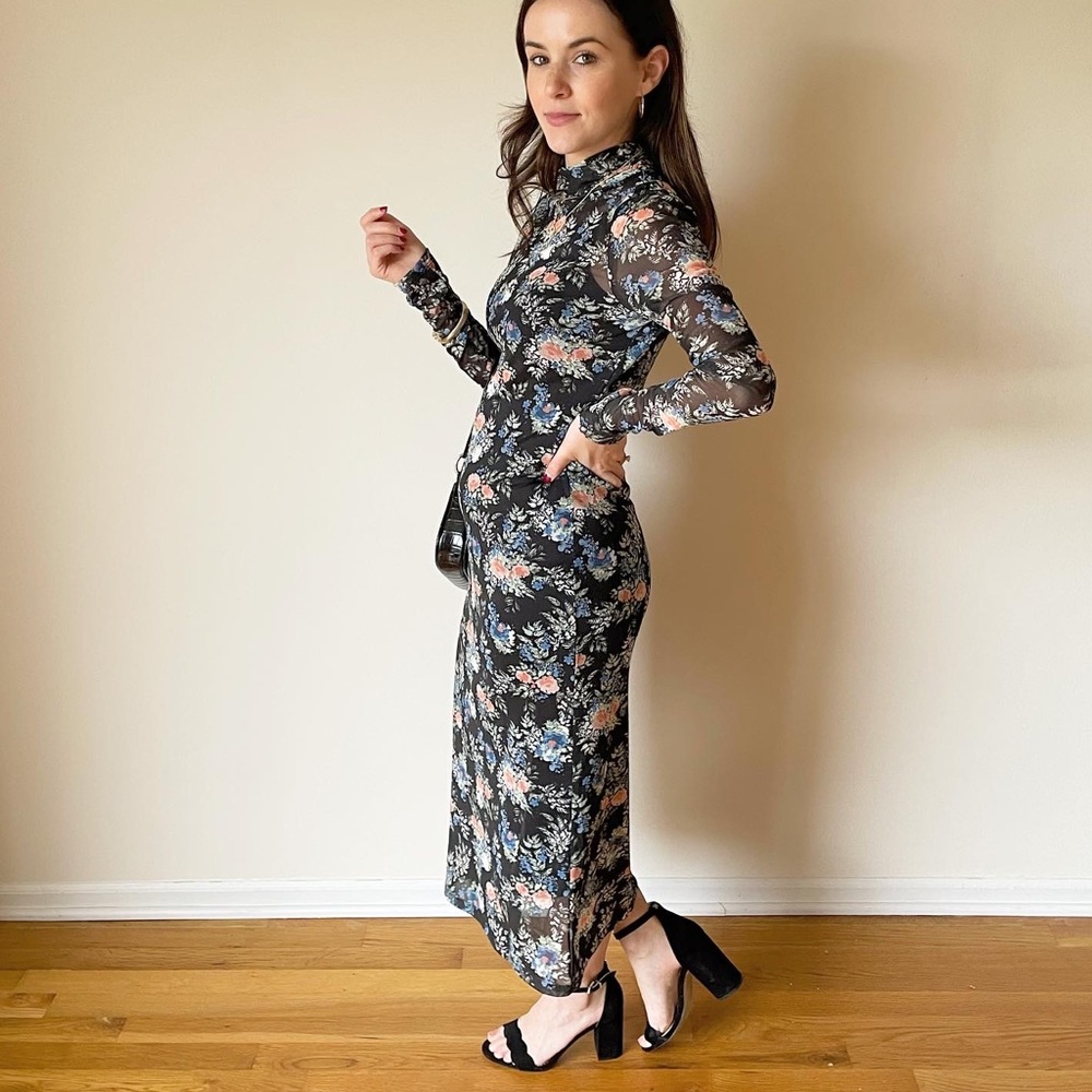 XS women’s cocktail floral dress worn once